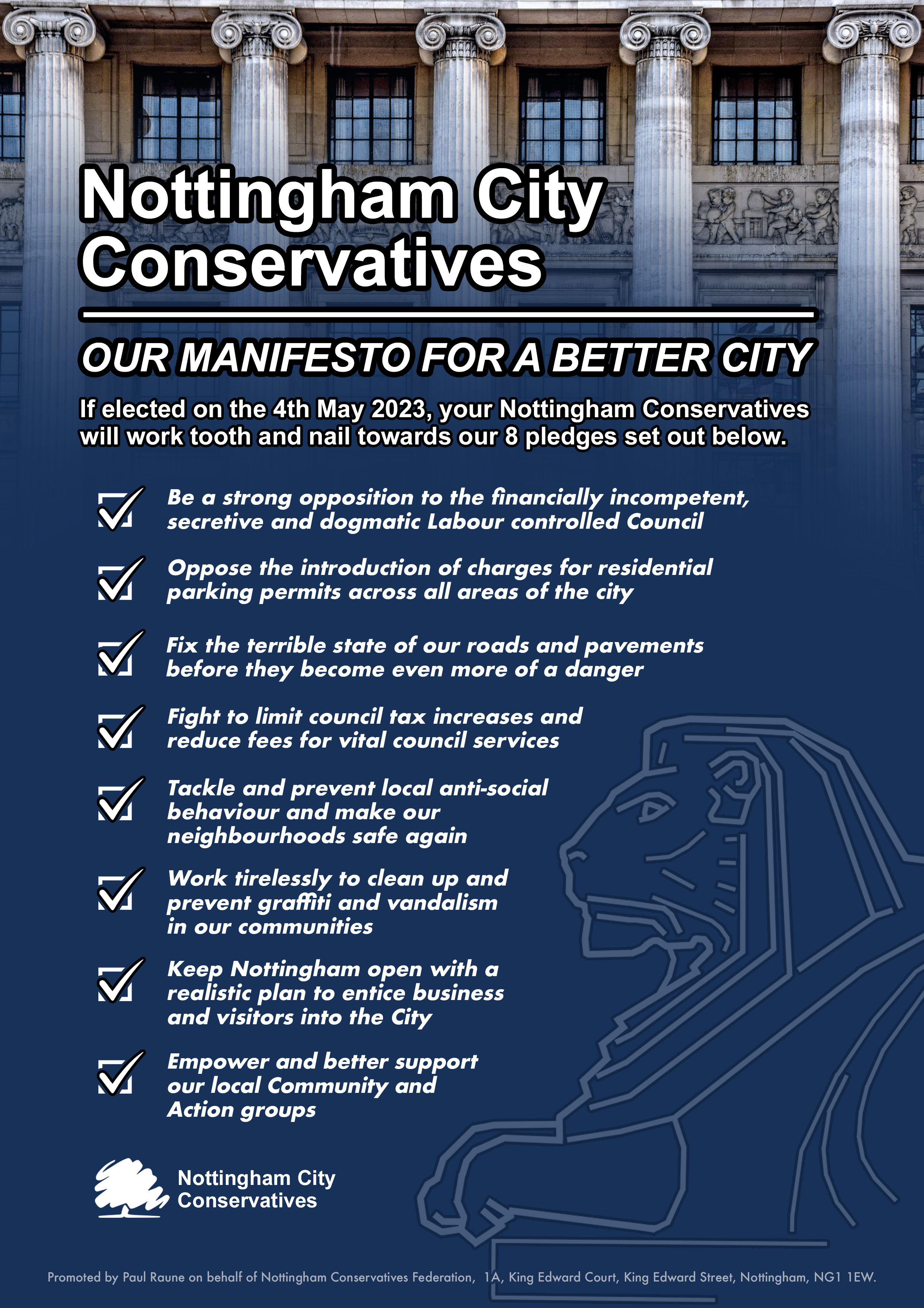 Nottingham Conservatives Manifesto 2023