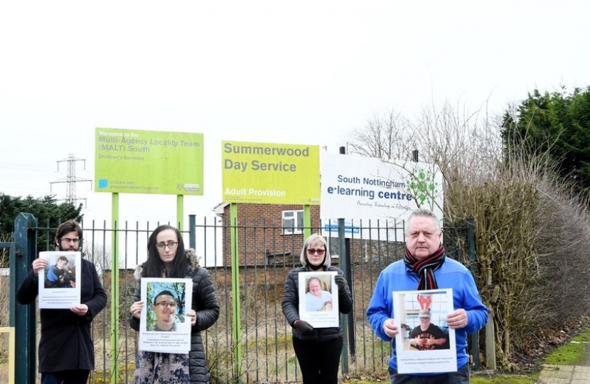 Anger over 'callous' plan to shut Summerwood Day Centre