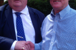 Nottingham's very own Cllr Roger Steel with The Rt Hon Eric Pickles MP